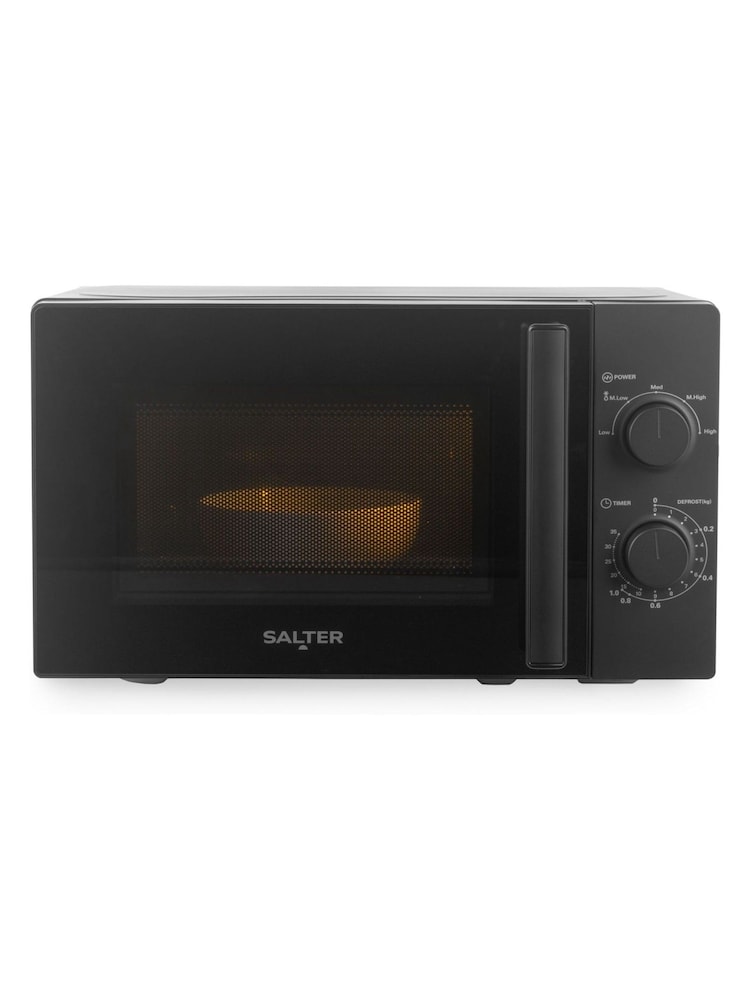 Salter Black Kuro 20L Manual Microwave - Image 1 of 8