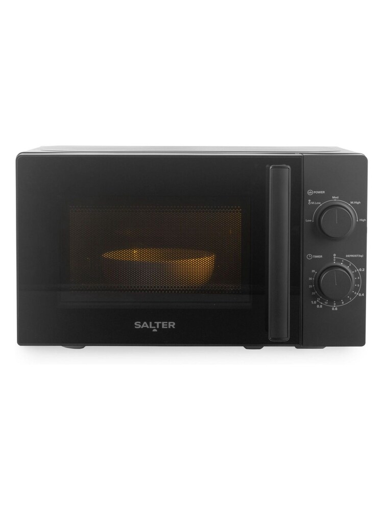 Salter Black Kuro 20L Manual Microwave - Image 1 of 8 Salter Black Kuro 20L Manual Microwave - Image 1 of 8