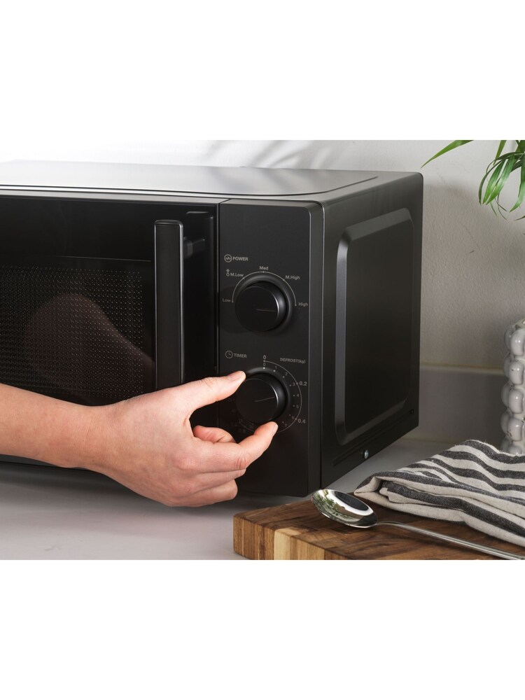Salter Black Kuro 20L Manual Microwave - Image 2 of 8 Salter Black Kuro 20L Manual Microwave - Image 2 of 8