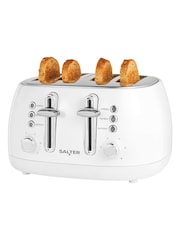 Salter White Boston 4 Slice Toaster - Image 4 of 5