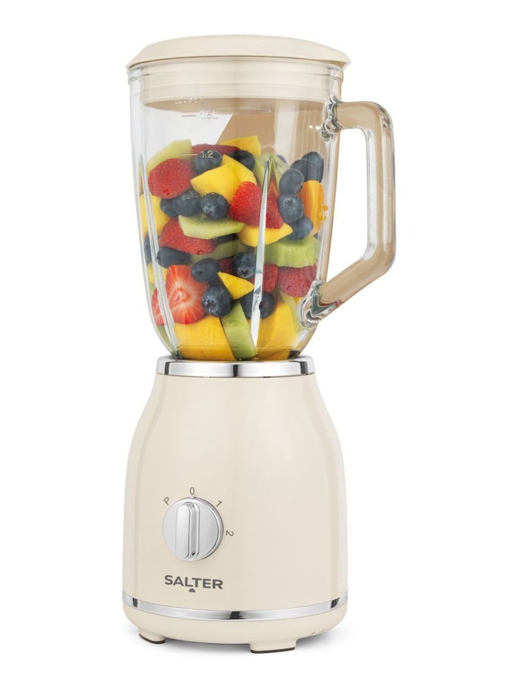 Salter Cream Retro Glass Jug Blender - Image 1 of 5