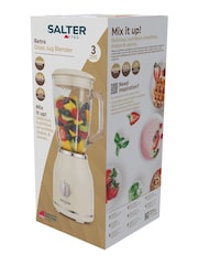 Salter Cream Retro Glass Jug Blender - Image 5 of 5