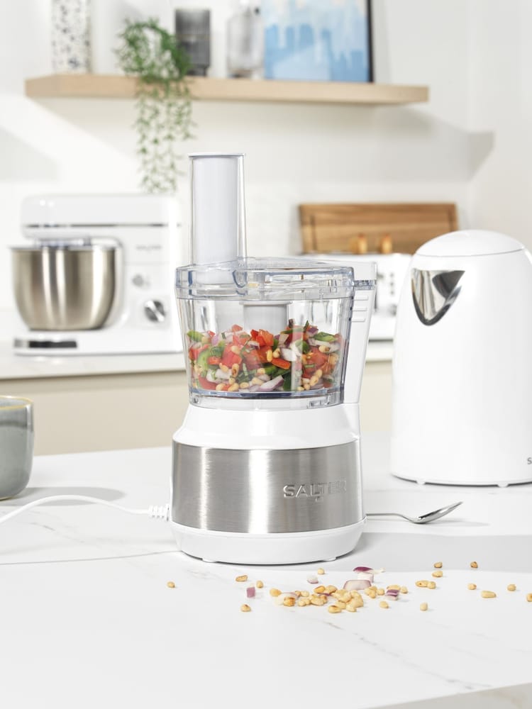 Salter White Boston Food Processor - Image 1 of 8 Salter White Boston Food Processor - Image 1 of 8