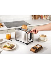 Salter Silver 2 Slice Toaster - Image 3 of 6