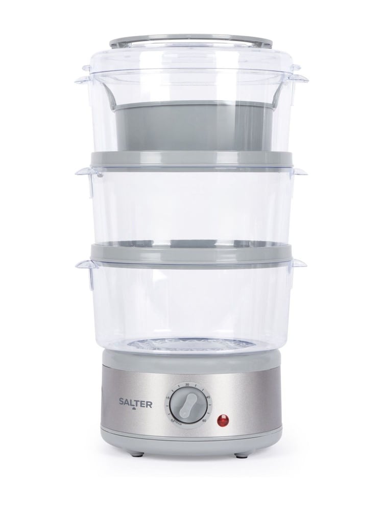 Salter Transparent Aspen 7l Food Steamer - Image 5 of 5 Salter Transparent Aspen 7l Food Steamer - Image 5 of 5