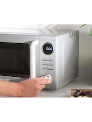 Salter Grey Retro Grey 20L Digital Microwave - Image 3 of 8