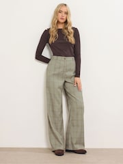 Long Tall Sally Green Wide Leg Trousers - Image 1 of 5