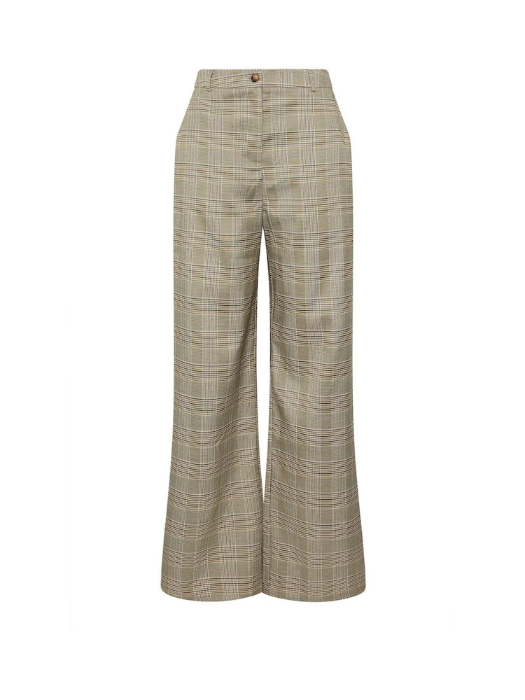Long Tall Sally Green Wide Leg Trousers - Image 5 of 5