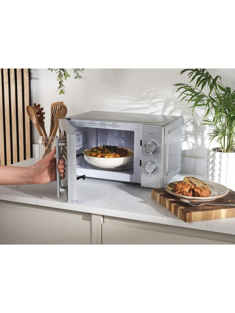 Salter Silver Aspen 20L Manual Microwave - Image 2 of 9 Salter Silver Aspen 20L Manual Microwave - Image 2 of 9