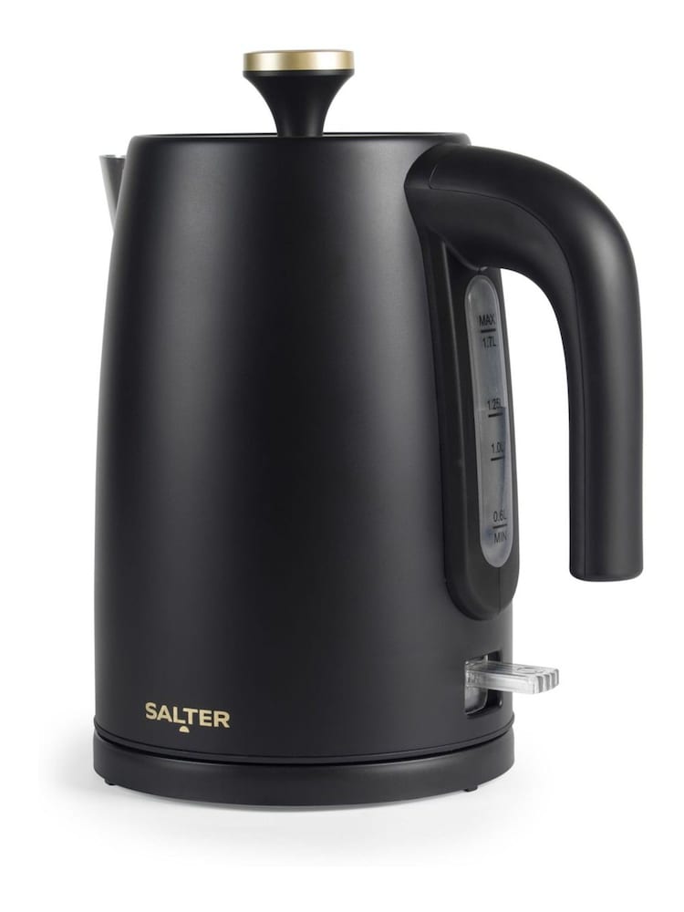 Salter Black Alchemy Rapid Boil Kettle - Image 1 of 5 Salter Black Alchemy Rapid Boil Kettle - Image 1 of 5