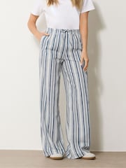 Long Tall Sally Blue Wide Leg Trousers - Image 2 of 5