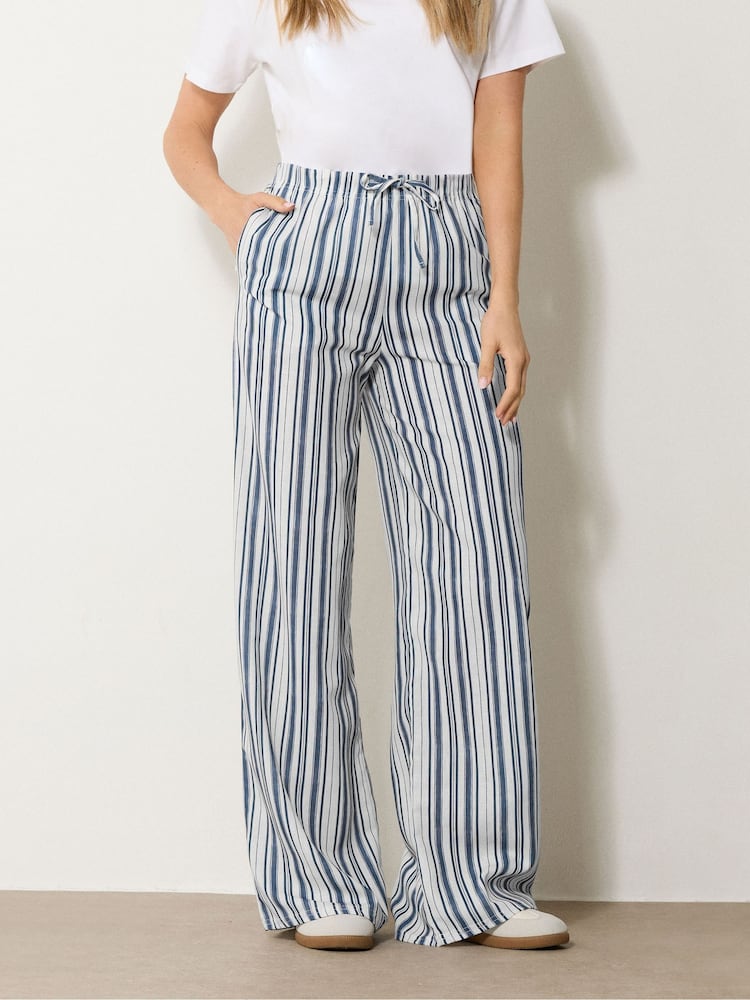 Long Tall Sally Blue Wide Leg Trousers - Image 2 of 5