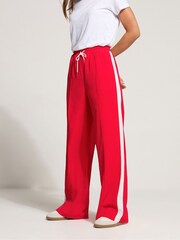 Long Tall Sally Red Wide Leg Trousers - Image 3 of 6