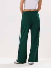 PixieGirl Petite Green Side Stripe Tapered Wide Leg Trousers - Image 3 of 5