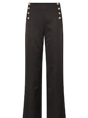 Long Tall Sally Black Military Button Trousers - Image 5 of 5