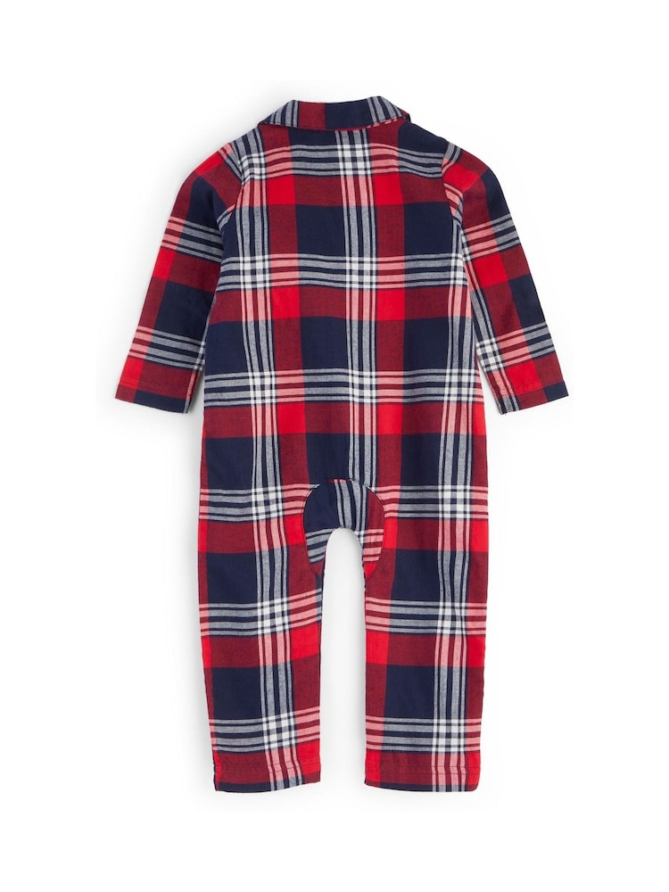 Personalised Baby Embroidered Christmas Tree Family Tartan Pyjamas by Stitch Style - Image 2 of 5 Personalised Baby Embroidered Christmas Tree Family Tartan Pyjamas by Stitch Style - Image 2 of 5