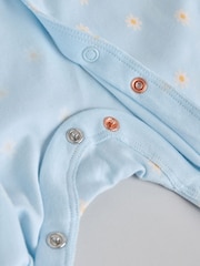 Blue/Yellow Baby Sleepsuits 4 Pack (0mths-2yrs) - Image 12 of 18