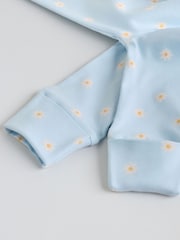 Blue/Yellow Baby Sleepsuits 4 Pack (0mths-2yrs) - Image 14 of 18