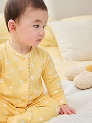 Blue/Yellow Baby Sleepsuits 4 Pack (0mths-2yrs) - Image 16 of 18