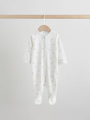 Blue/Yellow Baby Sleepsuits 4 Pack (0mths-2yrs) - Image 6 of 18