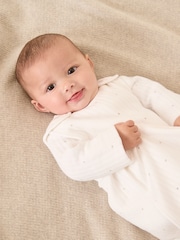 The White Company Star Quilted White Sleeping Bag 1.0 Tog - Image 3 of 4