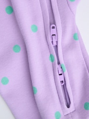 Purple/Orange Two Way Zip Baby Sleepsuit 5 Pack (0-2yrs) - Image 12 of 15