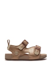 Timberland Brown Castle Island Backstrap Sandal - Image 1 of 9