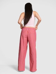 Victoria's Secret Pink Bright Vermillion Red Stripe Long Pyjama Bottoms - Image 2 of 3