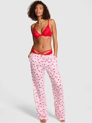 Victoria's Secret Pink Pink Tulip Cherries Long Pyjama Bottoms - Image 1 of 3