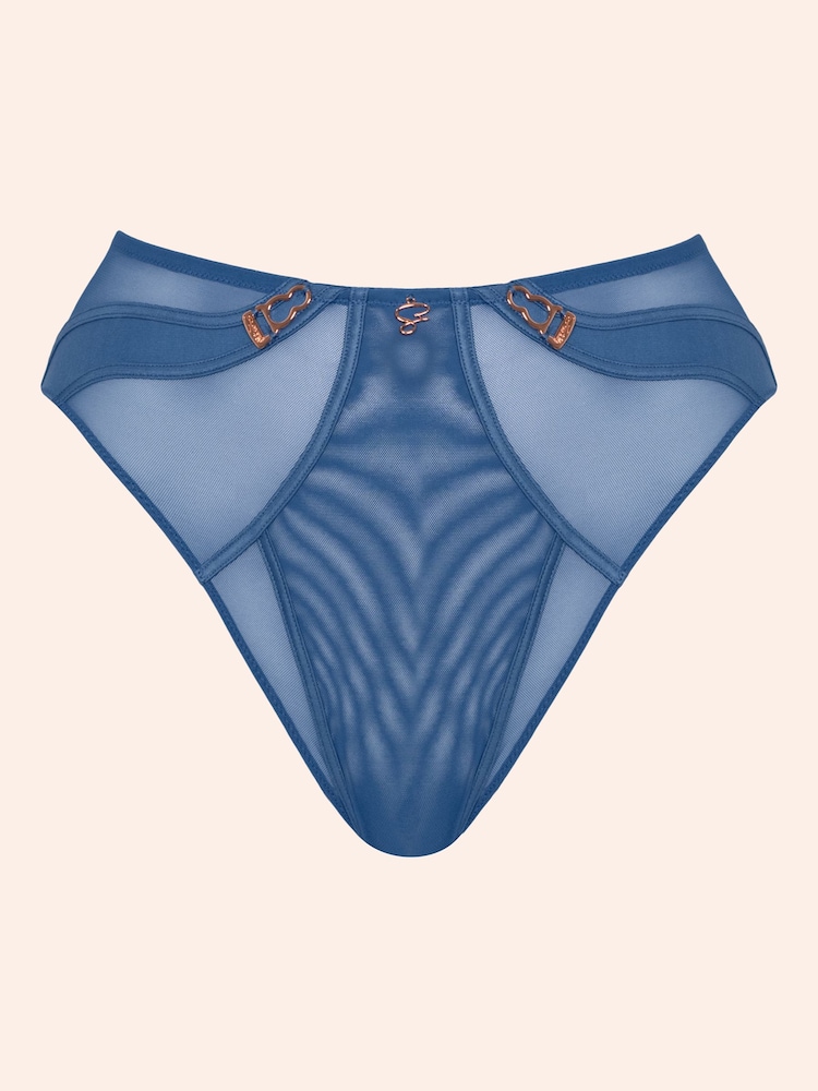 Curvy Kate Blue Suspense High Waist Briefs - Image 3 of 3