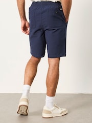 FatFace Selsey French Navy Seersucker Pull On Shorts - Image 2 of 5