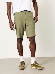 FatFace Selsey Green Haze Seersucker Pull On Shorts - Image 1 of 6