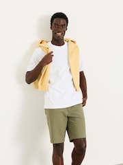 FatFace Selsey Green Haze Seersucker Pull On Shorts - Image 5 of 6