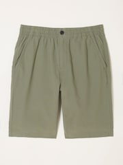 FatFace Selsey Green Haze Seersucker Pull On Shorts - Image 6 of 6