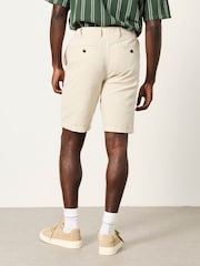 FatFace Salcombe Natural Linen Cotton Shorts - Image 2 of 5