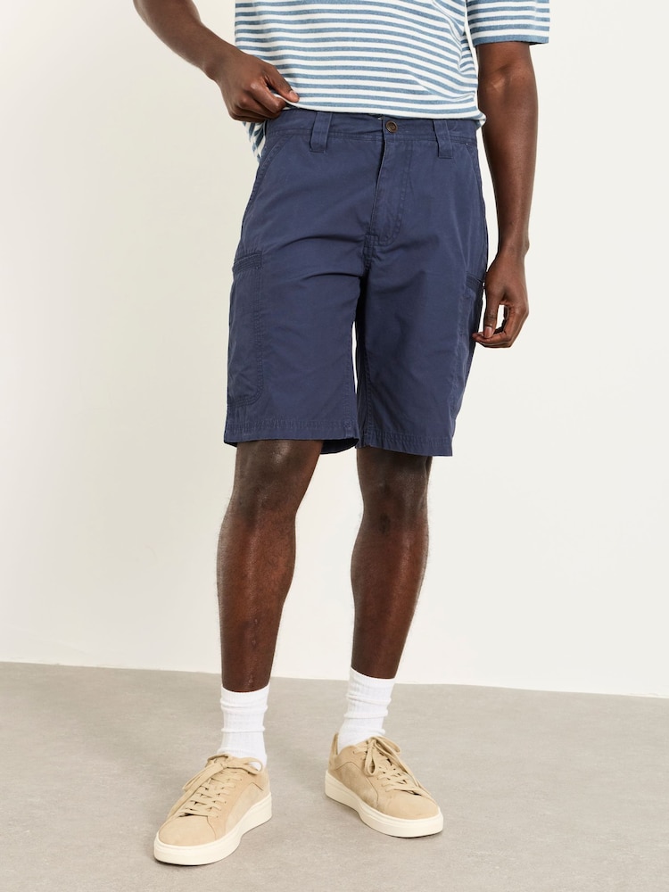 FatFace Burley Navy Lightweight Cargo Shorts - Image 1 of 6