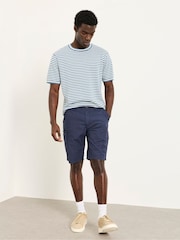 FatFace Burley Navy Lightweight Cargo Shorts - Image 3 of 6