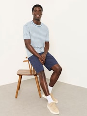 FatFace Burley Navy Lightweight Cargo Shorts - Image 5 of 6