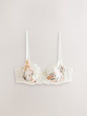 Cream/Pink/Green 3 Pack Non Pad Full Cup Bras - Image 9 of 11