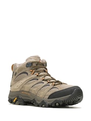 Merrell Brown Light Moab 3 Mid GORE-TEX Hiking Boots - Image 2 of 4