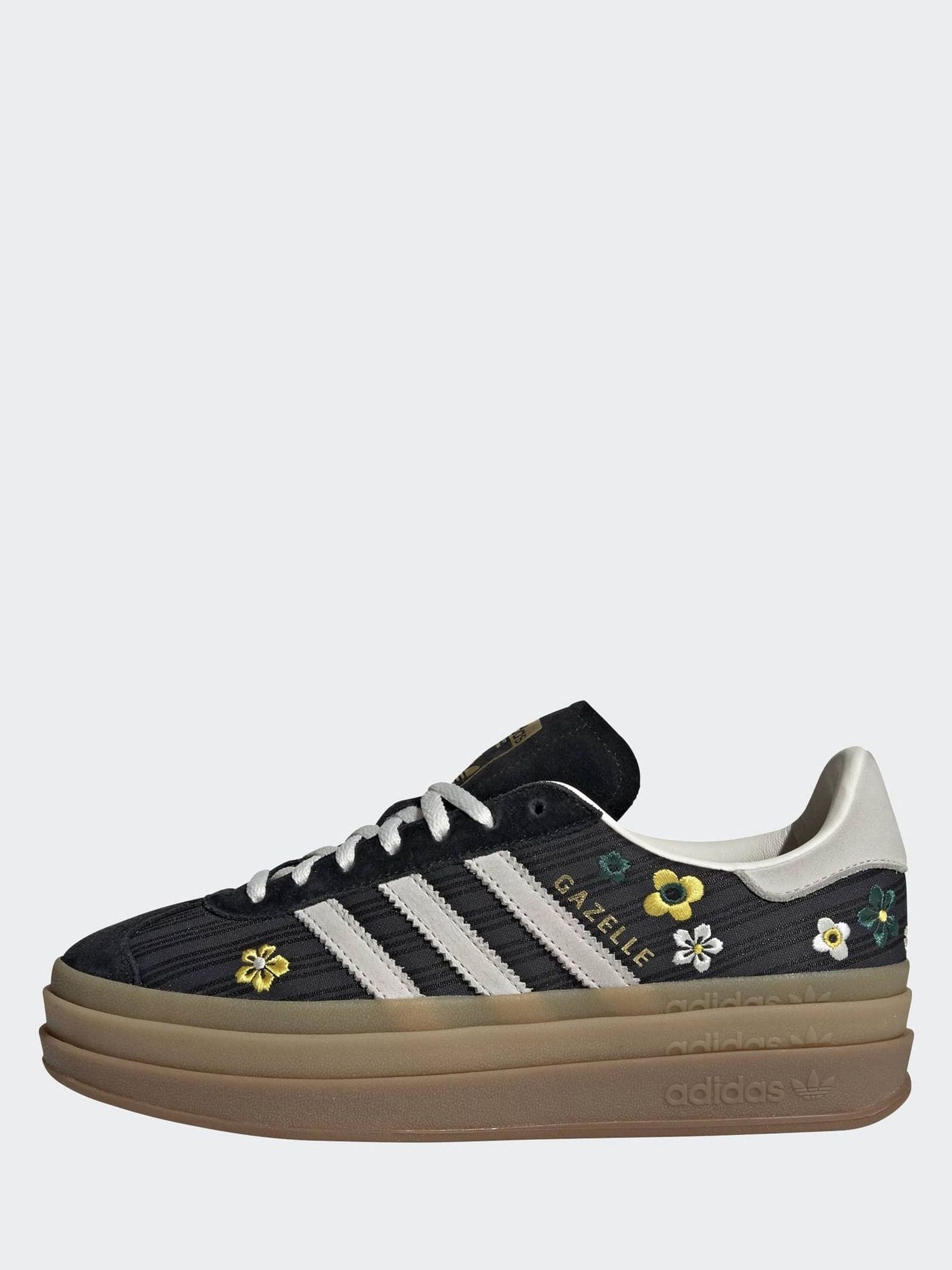 Buy adidas Originals Black/Ecru Gazelle Bold W Trainers from Next USA