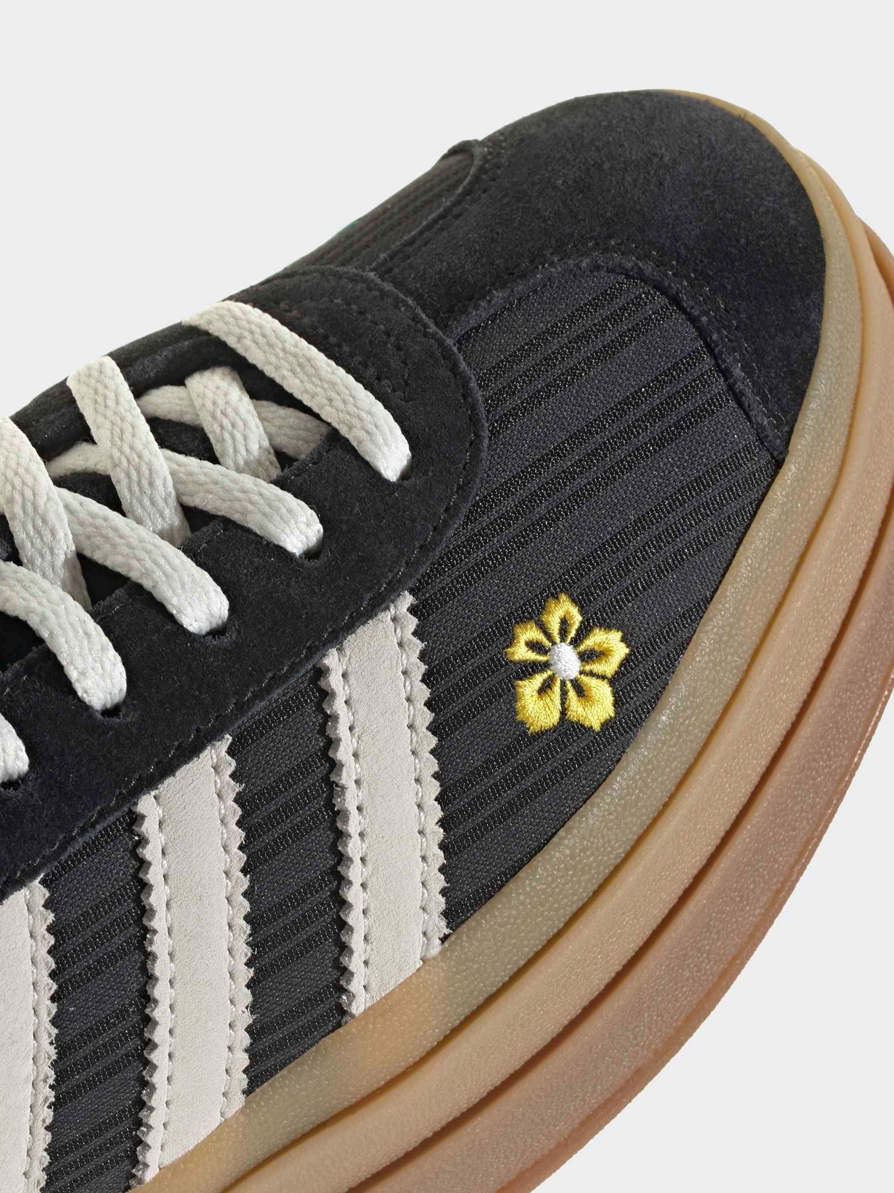 靴 niko and..adidas Originals GAZELLE BOLD Buy adidas Originals Black/Ecru Gazelle Bold W Trainers from the