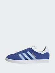adidas Originals Blue Gazelle Trainers - Image 2 of 9