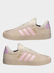 adidas Beige VL Court 3.0 Trainers - Image 6 of 10
