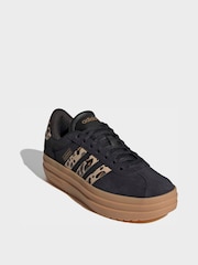 adidas Black Chrome VL Court Bold Trainers - Image 2 of 8