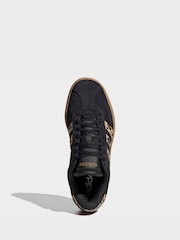 adidas Black Chrome VL Court Bold Trainers - Image 4 of 8