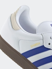 白色/蓝色 - Adidas Original Samba 运动鞋 - 9的图像8｝