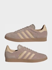 adidas Originals Dark Brown Gazelle Trainers - Image 5 of 9