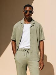 MAUVAIS Green Fiorano Shirt - Image 6 of 6