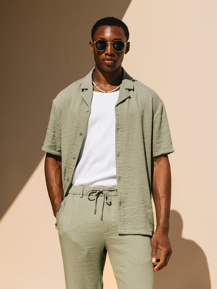 MAUVAIS Green Fiorano Shirt - Image 6 of 6